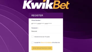 KwikBet register