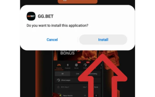 GGBet App Registration Step 1