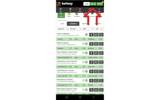 Betway App Registration Step 2