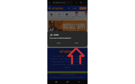 Shabiki App Download Step 3
